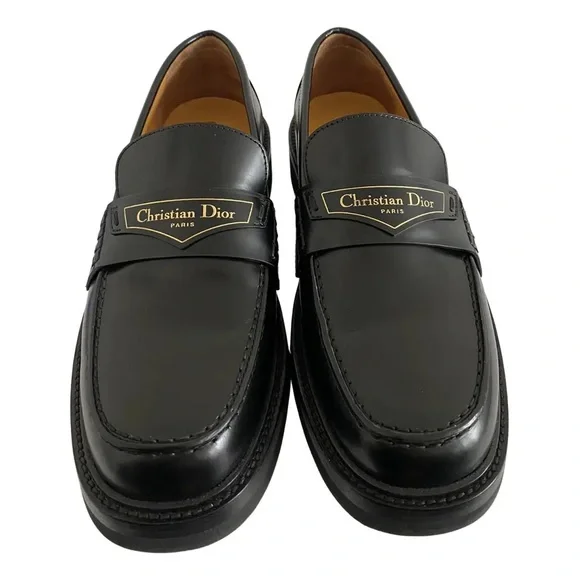 Dior women Black Leather Loafers - Picture 10 of 10
